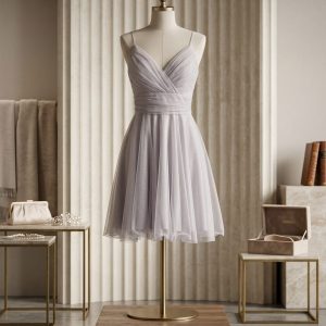 Vestido corto de gala