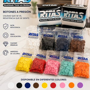 Botones a presión Ritas – Calidad y variedad